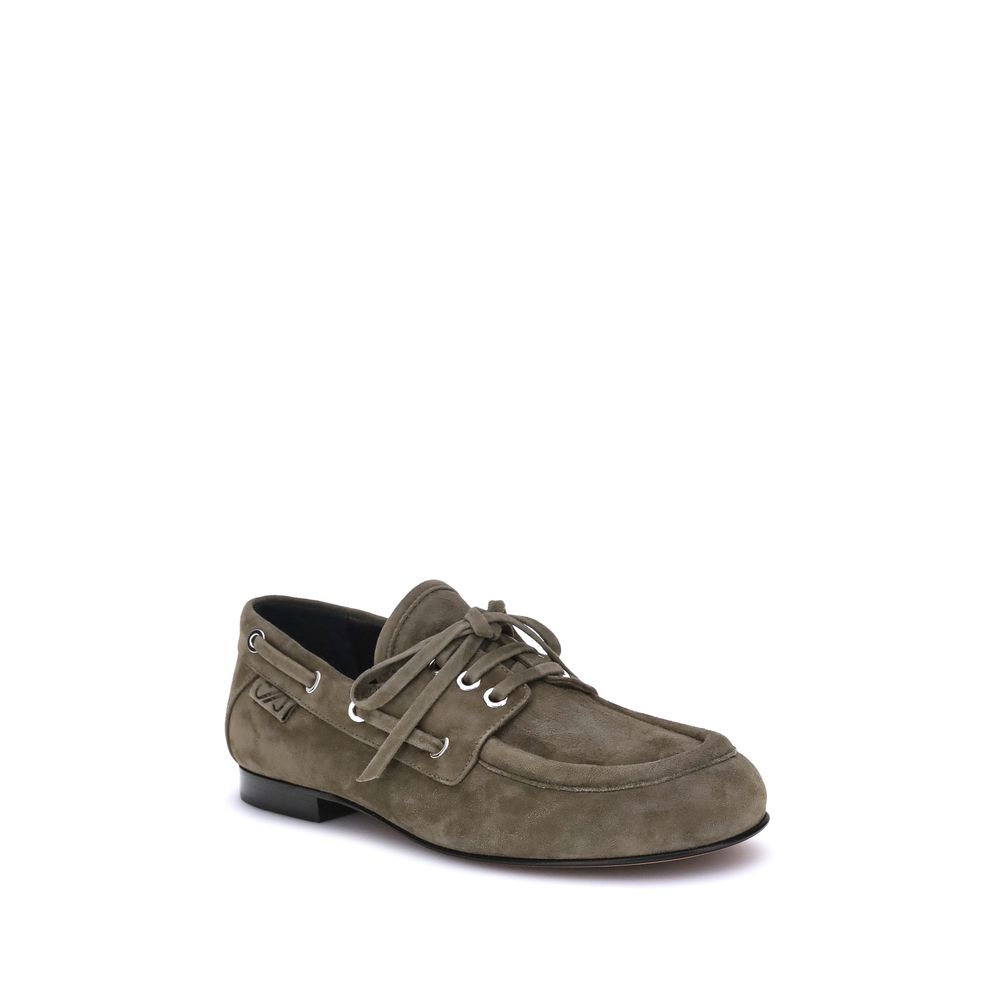 Proenza Schouler suède loafers met plateauzool