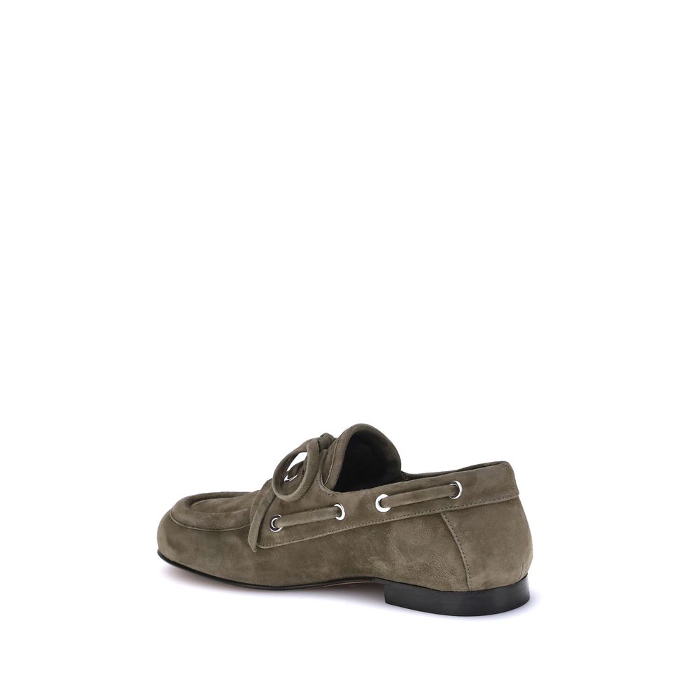 Proenza Schouler suède loafers met plateauzool