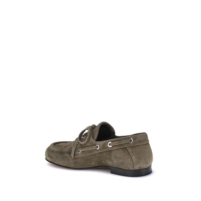 Proenza Schouler suède loafers met plateauzool