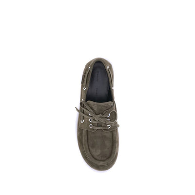 Proenza Schouler suède loafers met plateauzool