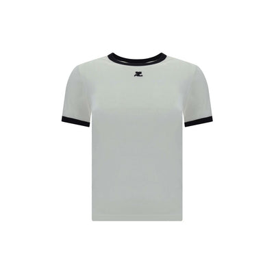 T-shirt avec logo Courrèges