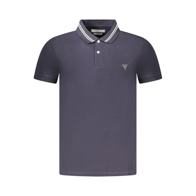 Guess Jeans Blue Cotton Polo Shirt
