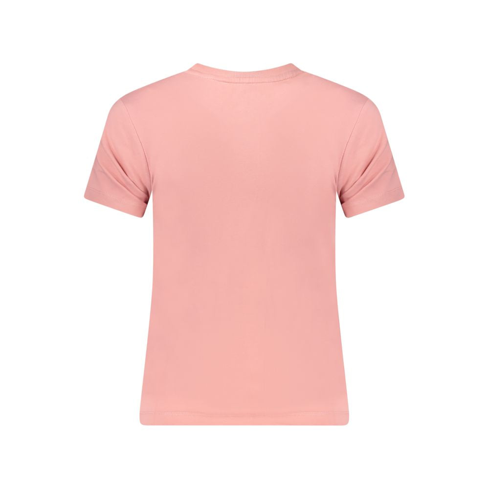 Guess Jeans Roze Katoenen Dames T-shirt