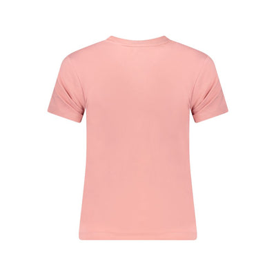 Guess Jeans Roze Katoenen Dames T-shirt