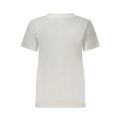 Guess Jeans White Cotton Tops & T-Shirt