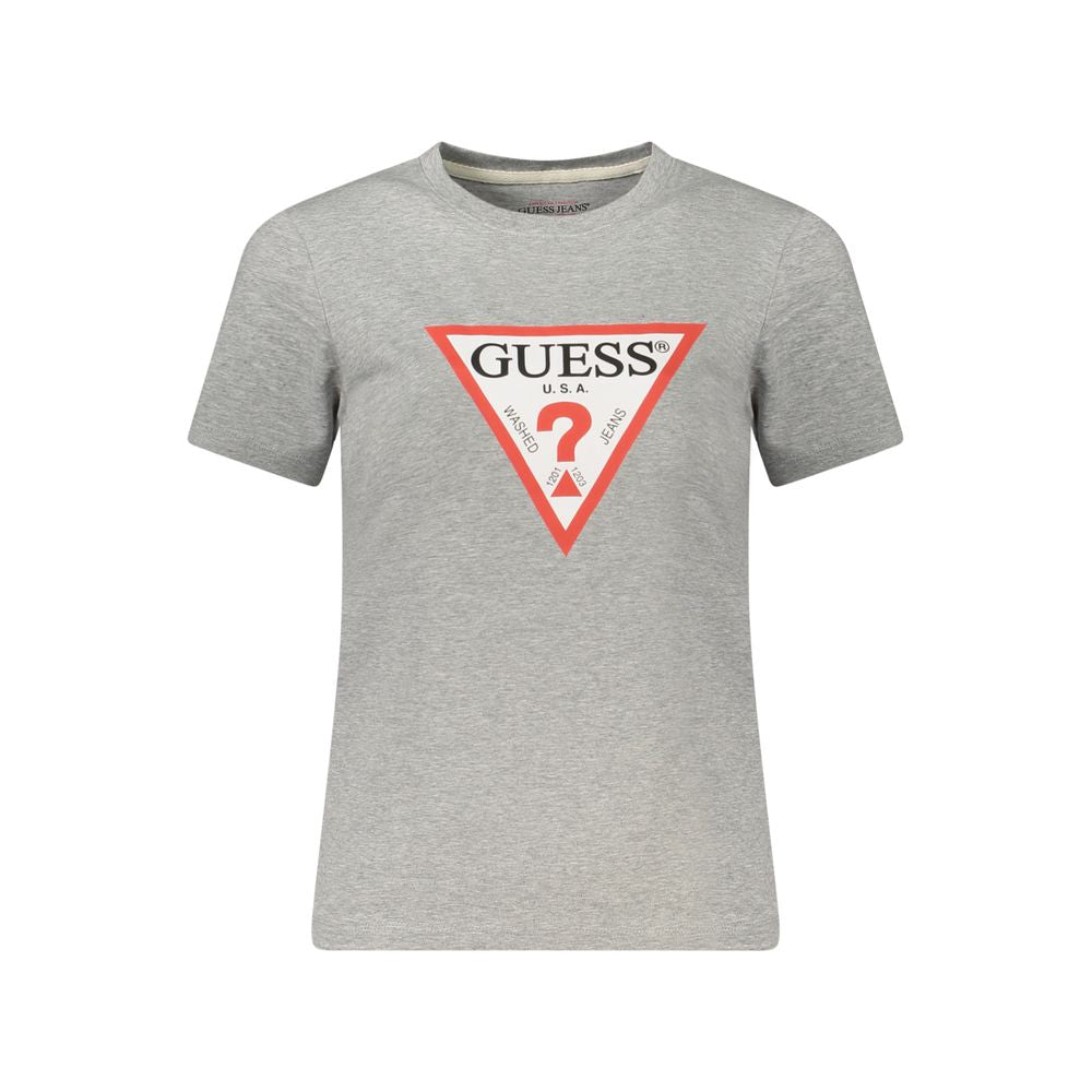 Guess Jeans Grijze Katoenen Top &amp; T-shirt