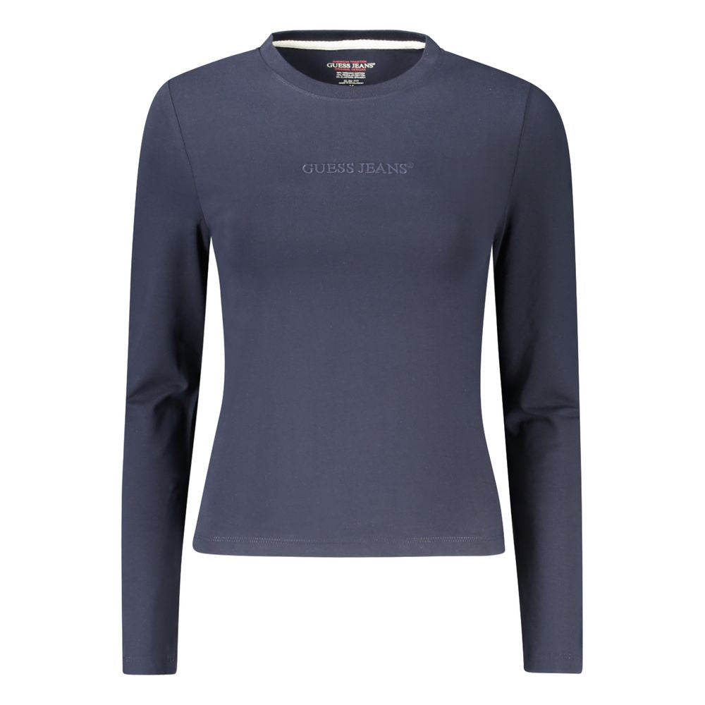 Guess Jeans Blauw Katoenen Dames T-shirt