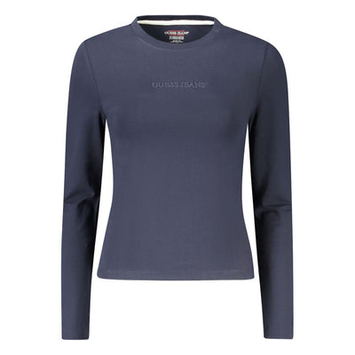 Guess Jeans Blauw Katoenen Dames T-shirt