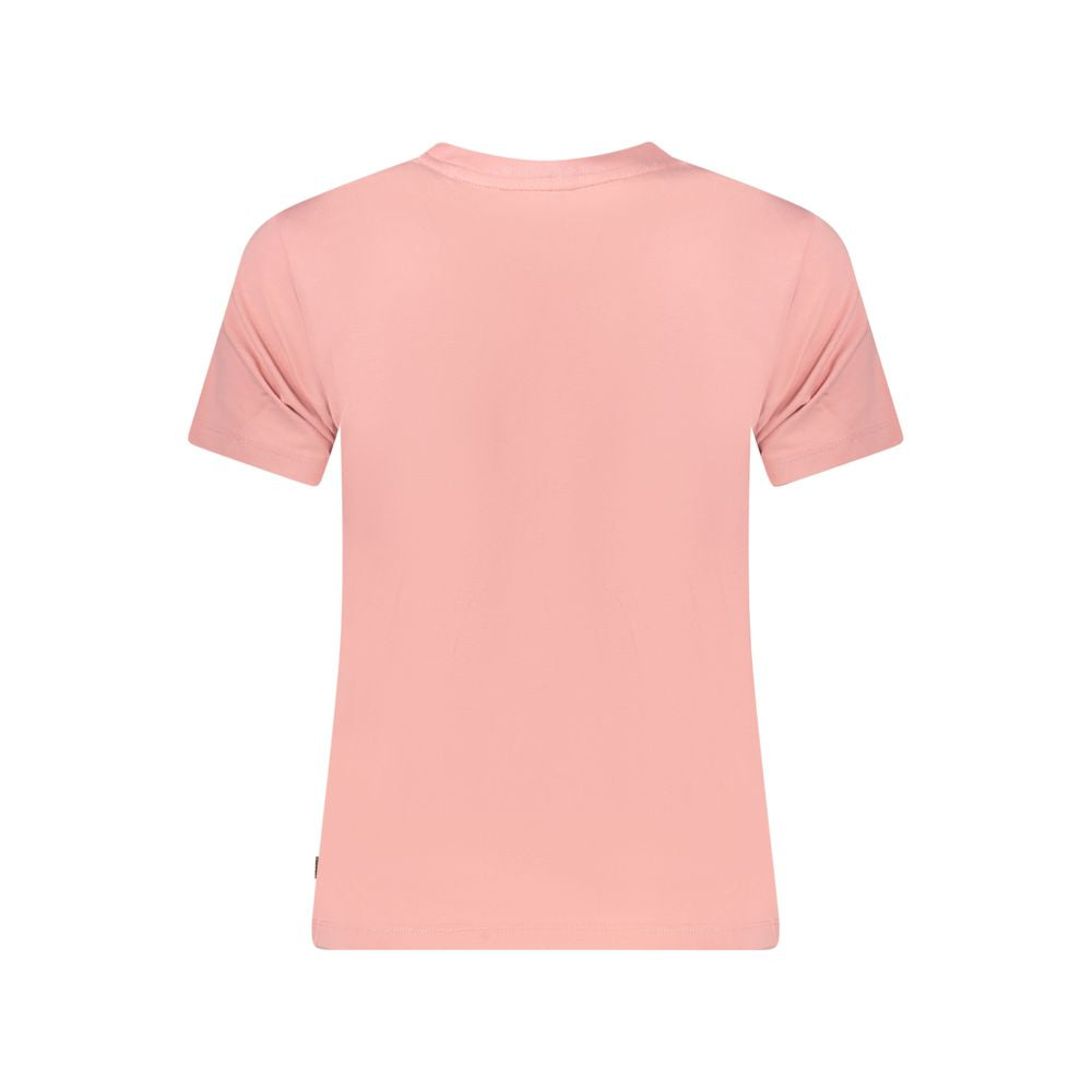 Guess Jeans Roze Katoenen Dames T-shirt