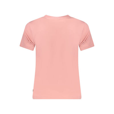 Guess Jeans Roze Katoenen Dames T-shirt
