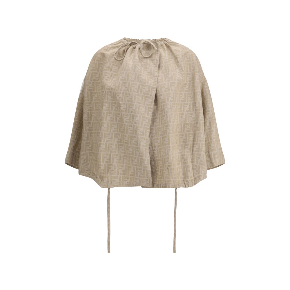 Fendi Oversized chambray jack