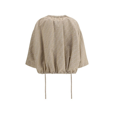 Fendi Oversized chambray jack