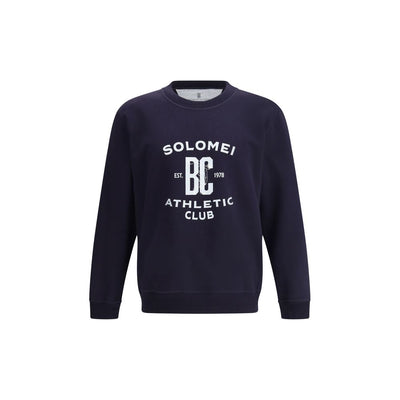 Brunello Cucinelli Sweat-shirt imprimé maxi