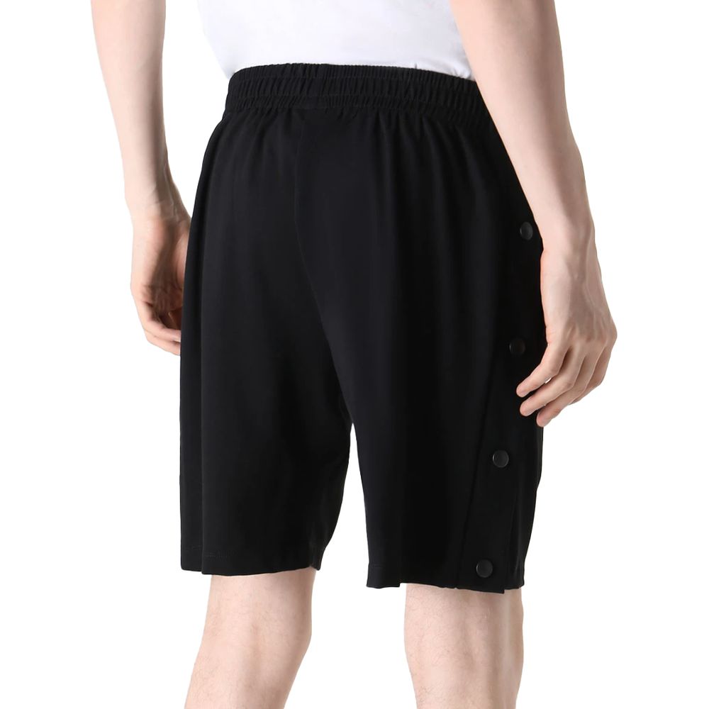 Comme Des Fuckdown Zwarte Viscose Heren Bermuda Short