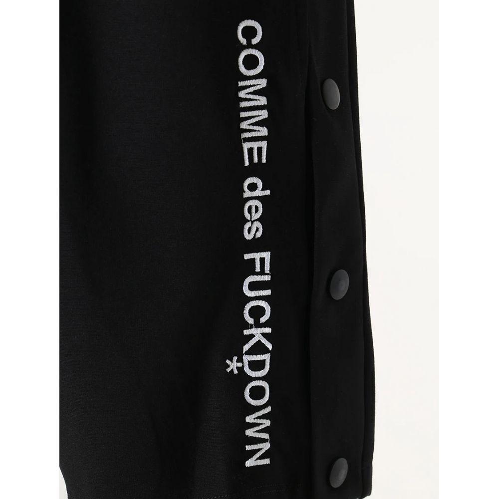 Comme Des Fuckdown Zwarte Viscose Heren Bermuda Short