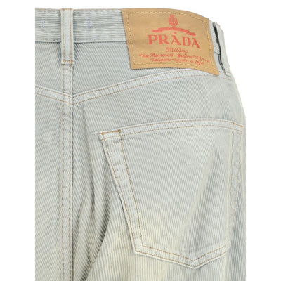 Pantalon en velours Prada