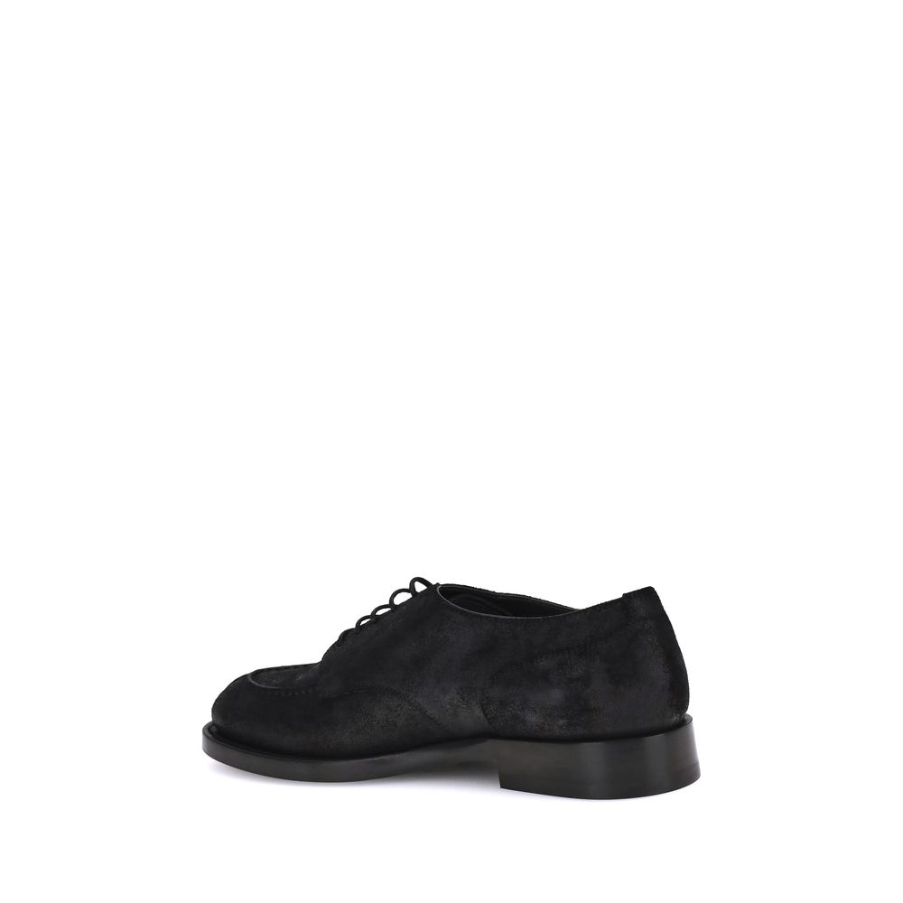 Brunello Cucinelli suède veterschoenen