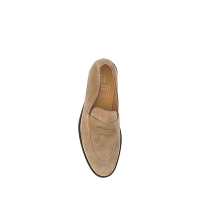 Suède loafers van Brunello Cucinelli