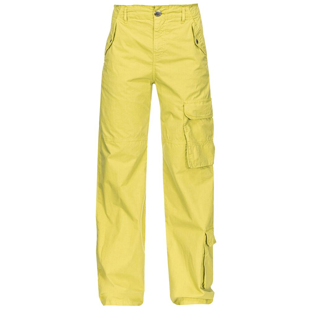 Jean et pantalon en coton vert PINKO