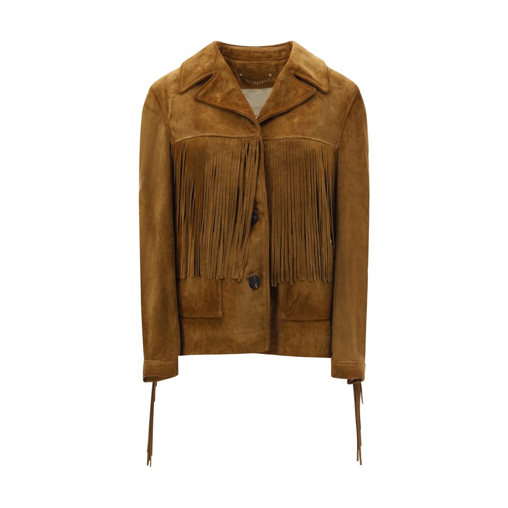 Veste en daim Golden Goose à franges