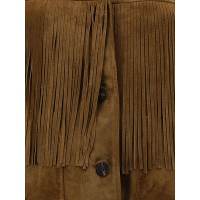 Veste en daim Golden Goose à franges