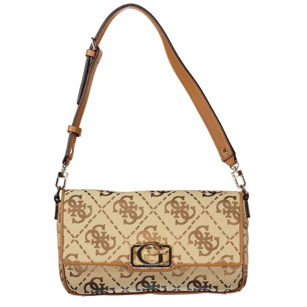 Sac à main Guess Jeans beige en polyester pour femme