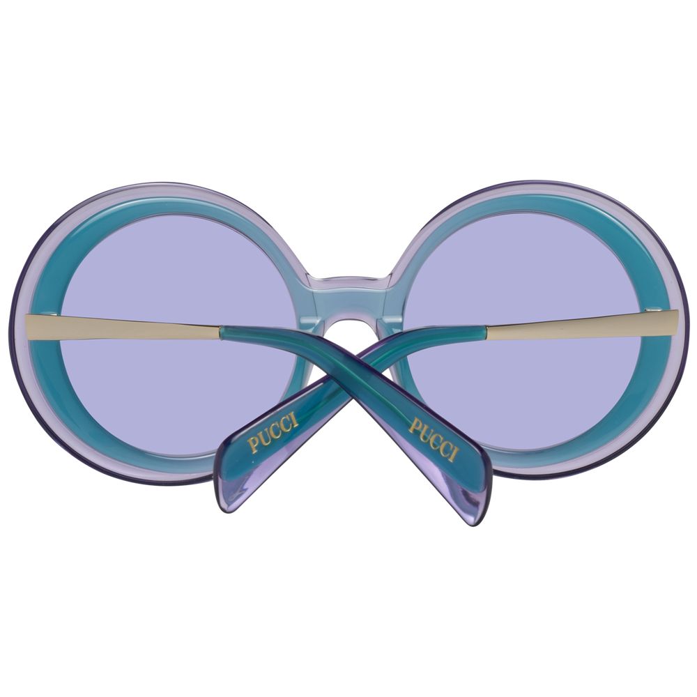 Lunettes de soleil turquoise pour femme Emilio Pucci