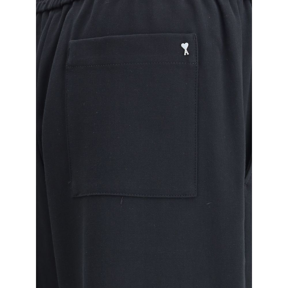 Ami Paris Katoenen wijde broek