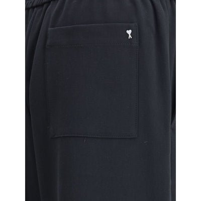Ami Paris Katoenen wijde broek
