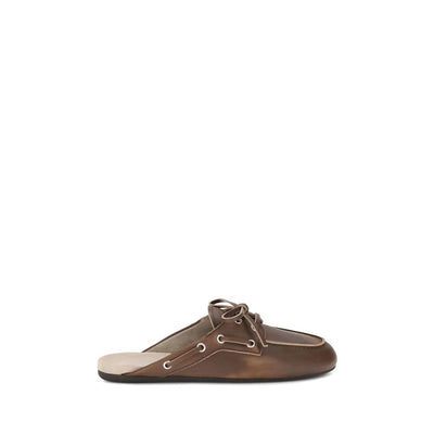 Miu Miu leren Sabot loafers