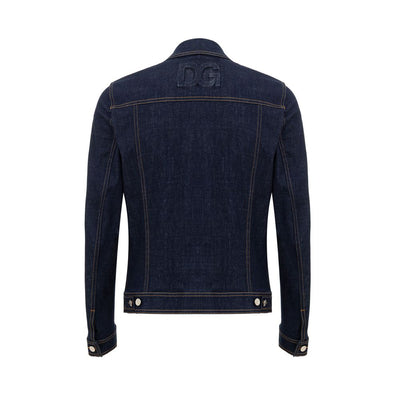Dolce & Gabbana Blue Cotton Denim Jacket