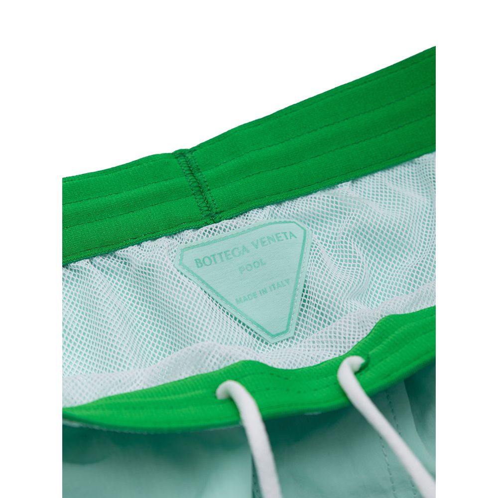 Bottega Veneta Turquoise Polyamide Zwembroek