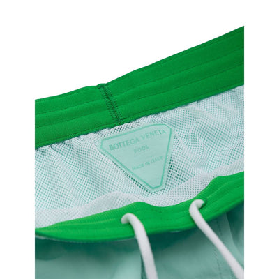 Bottega Veneta Turquoise Polyamide Zwembroek