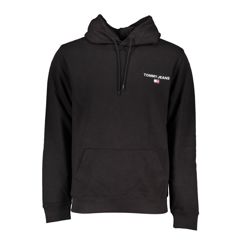 Pull en coton noir Tommy Hilfiger