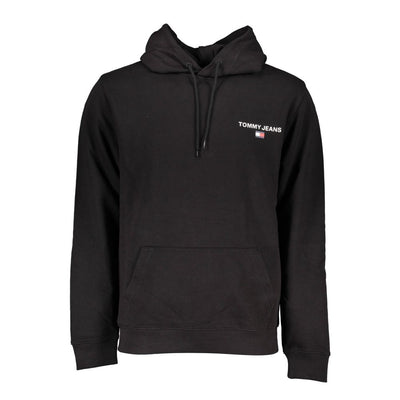 Pull en coton noir Tommy Hilfiger