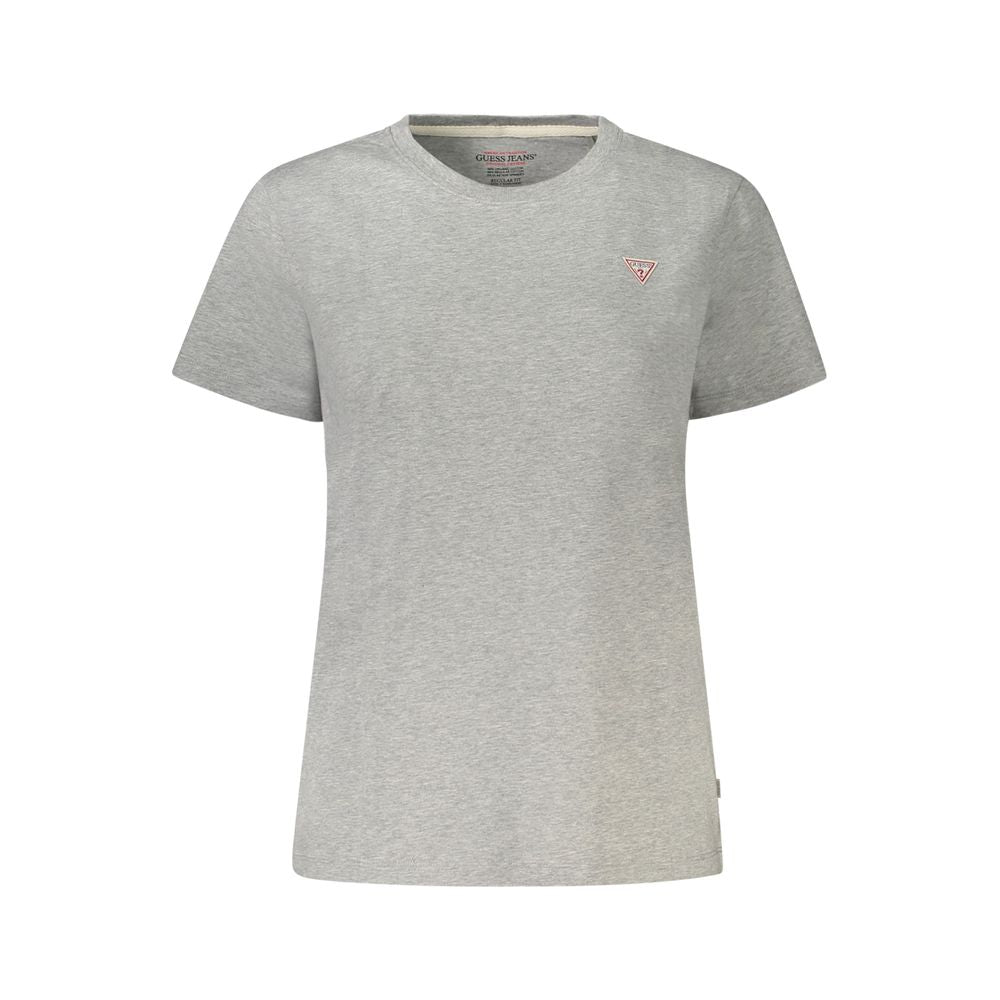Guess Jeans Grijs Katoenen Dames T-shirt