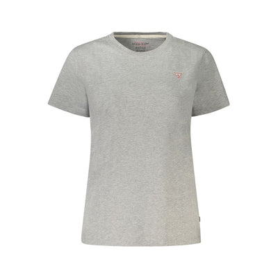 Guess Jeans Grijs Katoenen Dames T-shirt