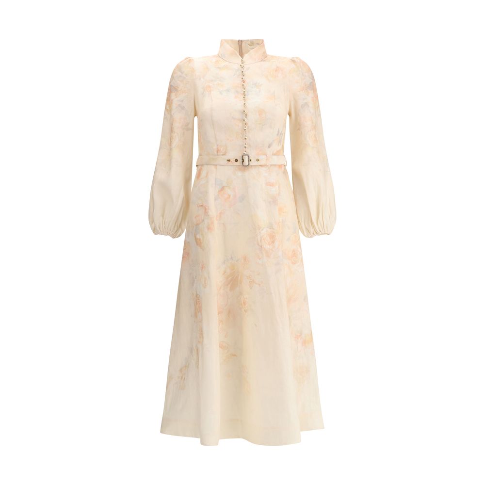 Robe longue fleurie Zimmermann