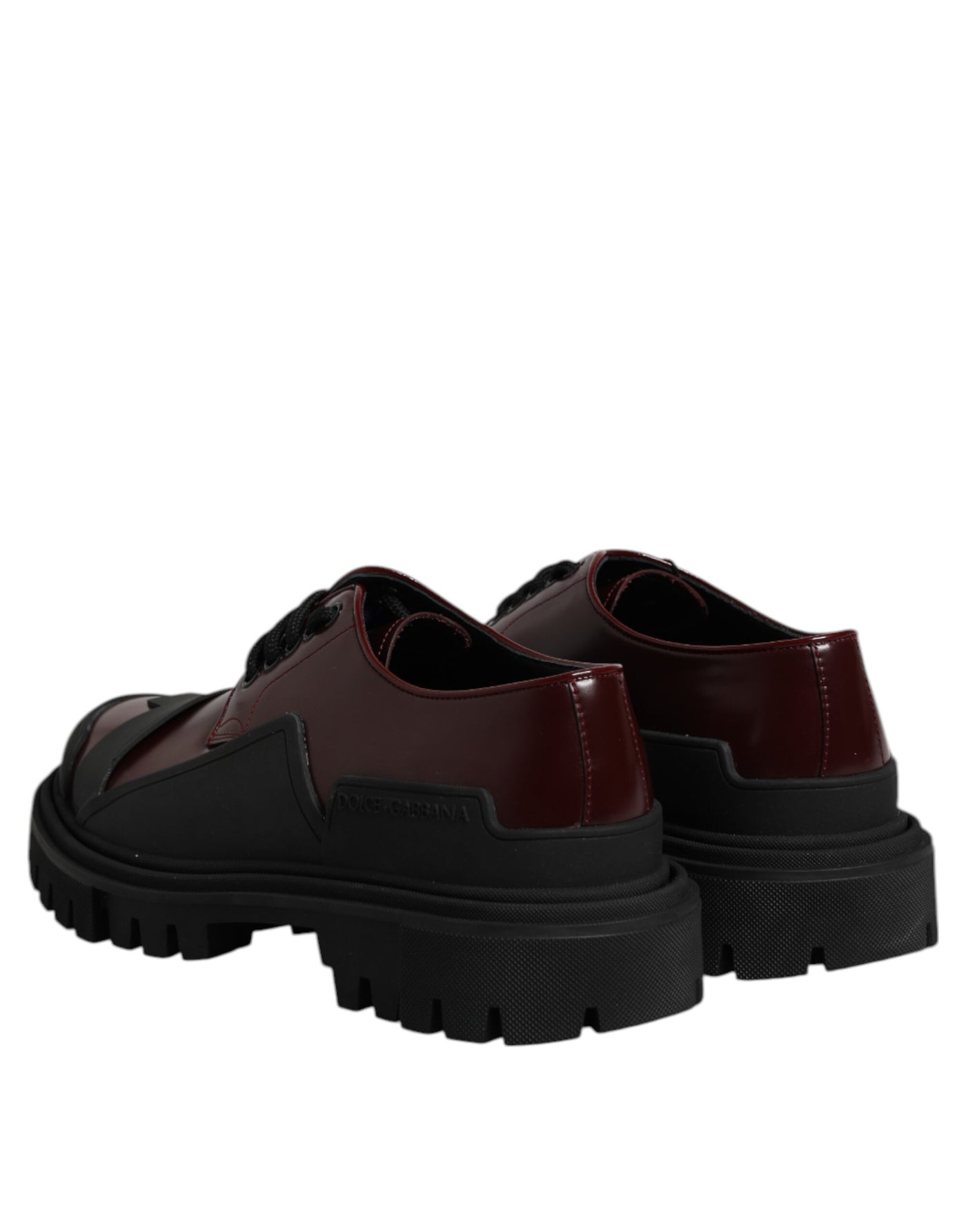 Dolce &amp; Gabbana rode leren veterschoenen voor trekking