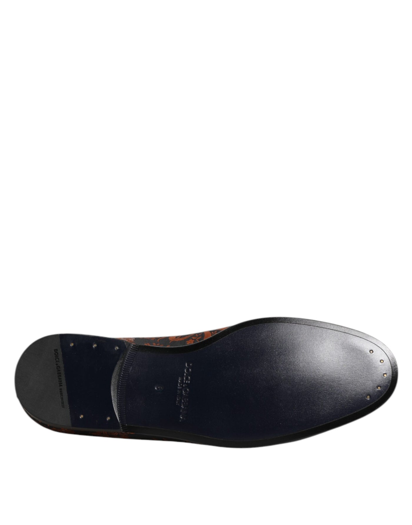 Dolce &amp; Gabbana Zwarte Jacquard Polyester Slip On Loafers Schoenen