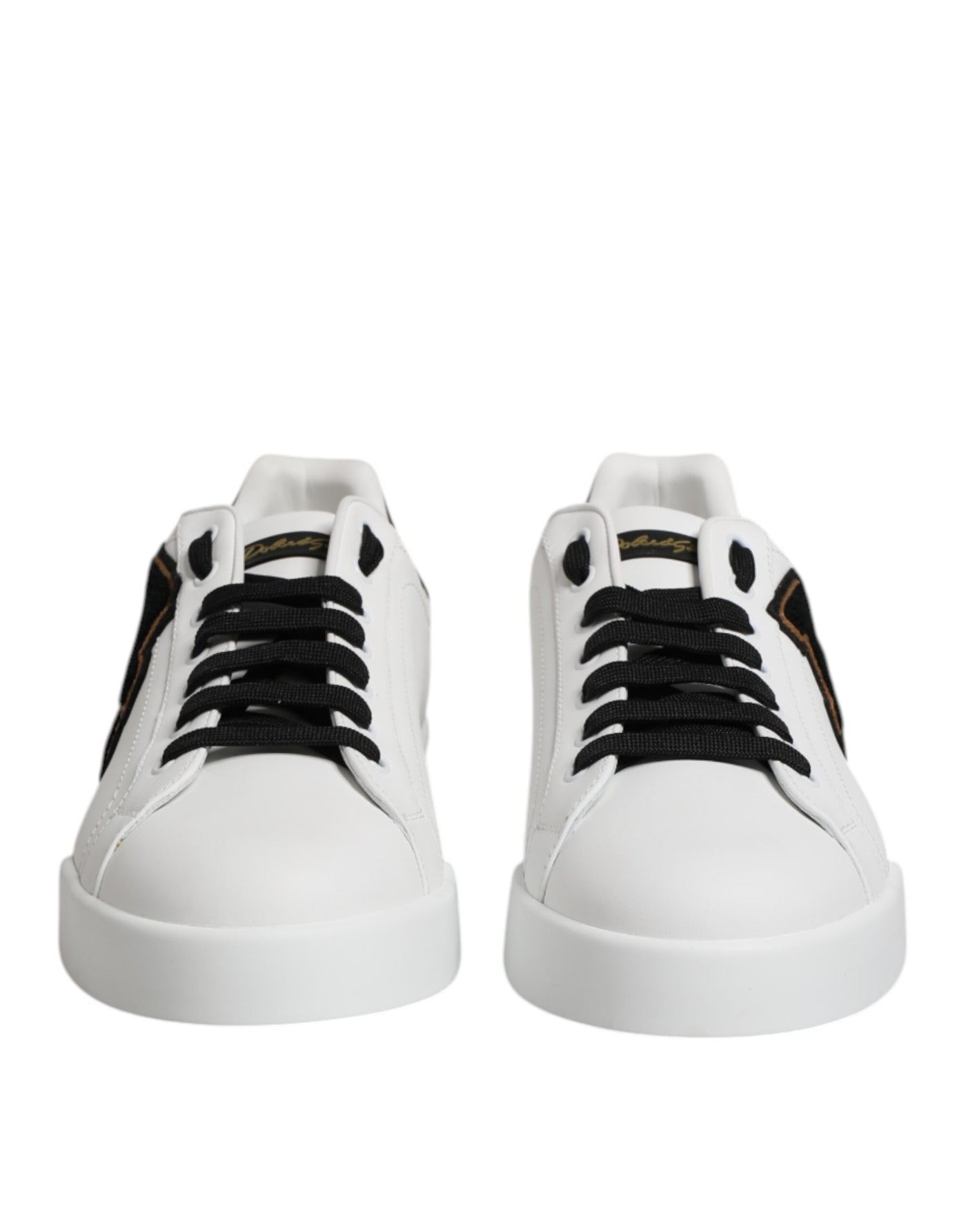 Dolce &amp; Gabbana Witte DG Logo Portofino Lage Sneakers Schoenen