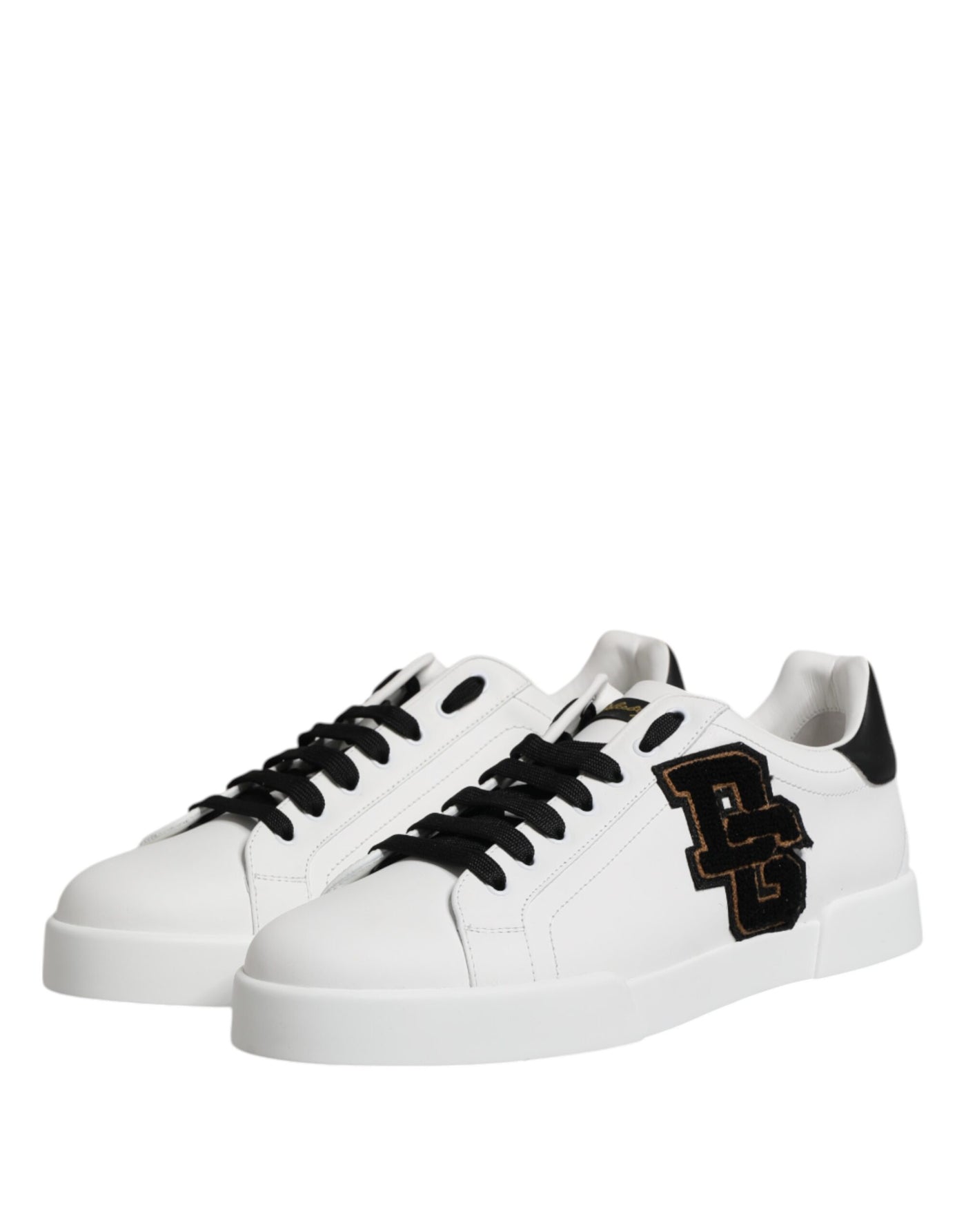 Dolce &amp; Gabbana Witte DG Logo Portofino Lage Sneakers Schoenen