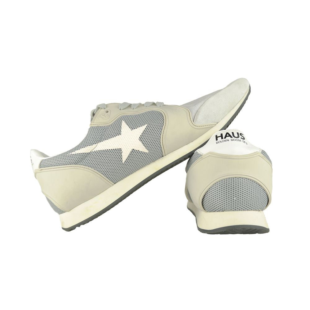 Golden Goose Grijze Leren Heren Sneaker