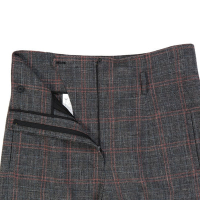 Alberta Ferretti Cotton And Wool Trousers