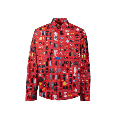 Balenciaga-overhemd met print