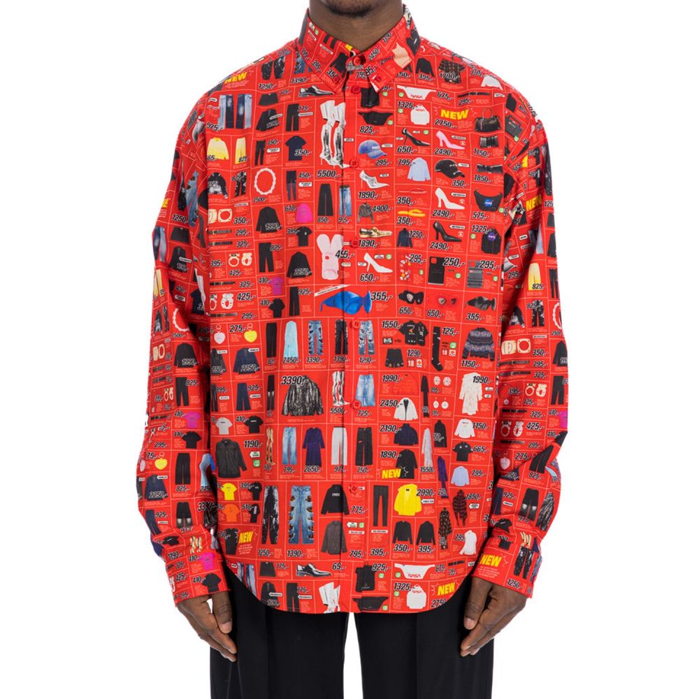 Balenciaga-overhemd met print