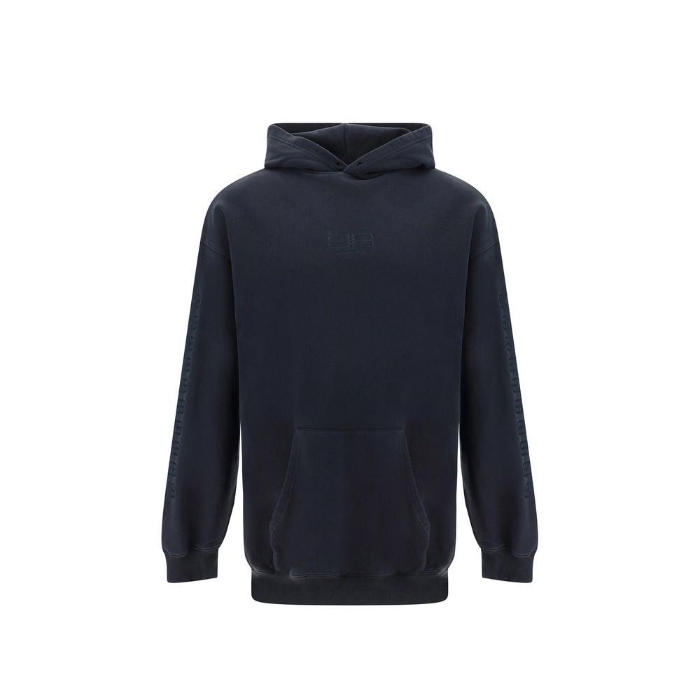 Sweat à capuche en coton Balenciaga