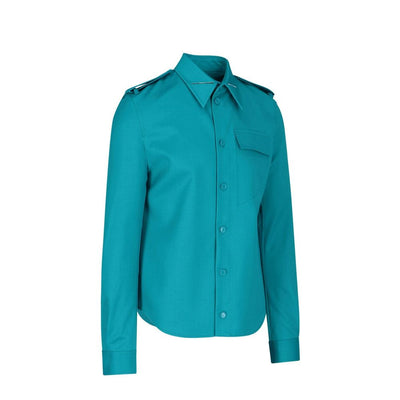 Bottega Veneta Grain De Poudre wollen overhemd