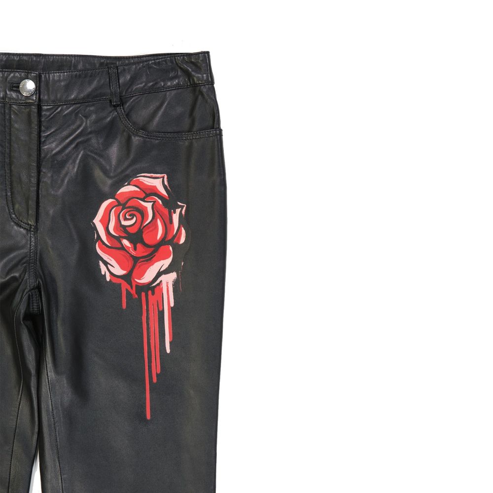 Boutique Moschino leren broek