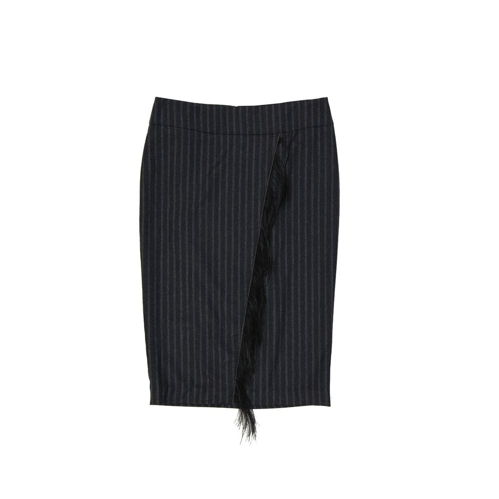 Brunello Cucinelli wollen gestreepte rok